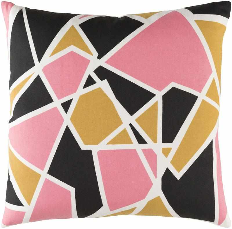 Lutten Bright Pink Pillow Cover