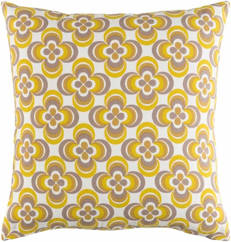 Mander Mustard Pillow Cover