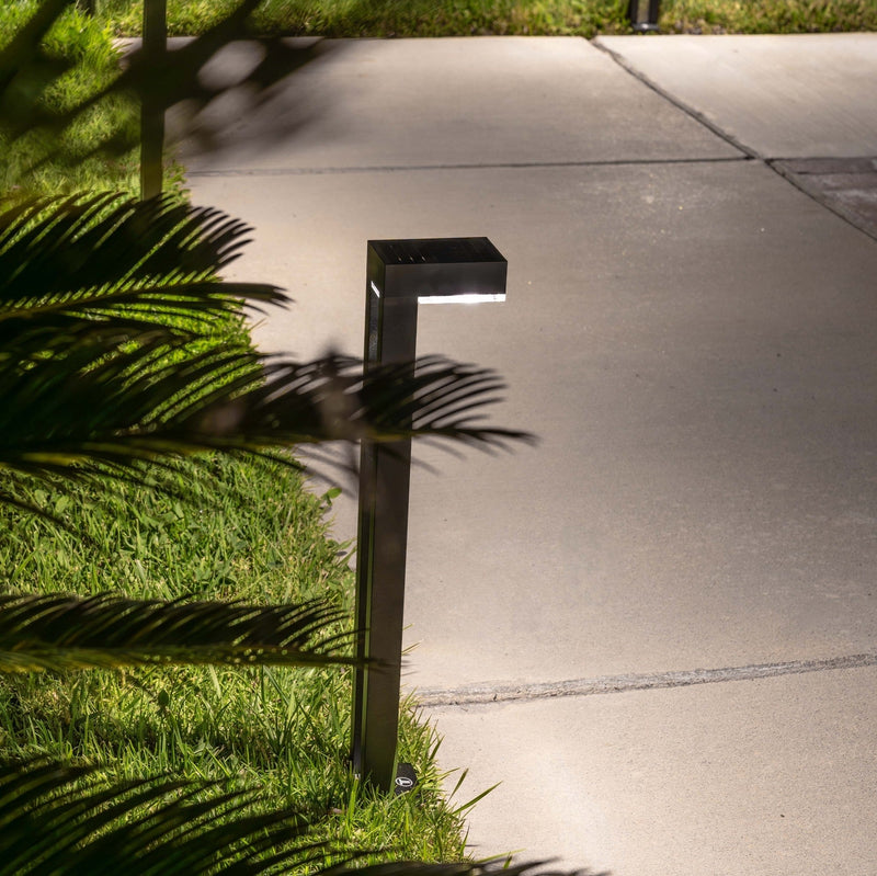 German Osram Pro-Line Bollard Solar Lights® V4 | 100LM | Aluminum / Glass | 2-Pack