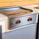 TrueFlame 30" Premium Built-In Stainless Gas Griddle Grill [TFG30] (SAK85362)