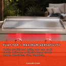 TrueFlame 30" Premium Built-In Stainless Gas Griddle Grill [TFG30] (SAK85362)