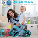 4 Wheels Baby Balance Bike Toy by LJGDeals