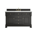 James Martin Brookfield 60" Single Bathroom Vanity, Black Onyx
