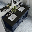 James Martin Brittany 60" Double Bathroom Vanity, Victory Blue
