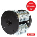 8” Gas Concrete Scarifier Planer Grinder with 5.5 HP Honda Engine & Drum