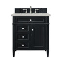 James Martin Brittany 30" Single Bathroom Vanity, Black Onyx