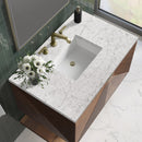 James Martin Marcello 36" Floating Single Bathroom Vanity, Chestnut