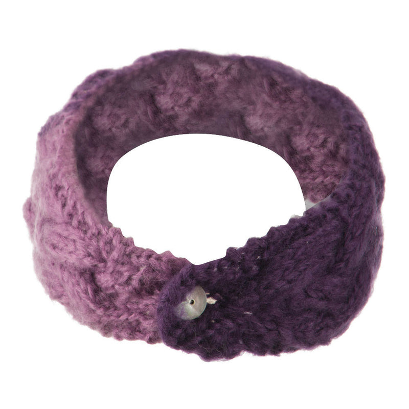 Two Tone Acrylic Knit Head Band