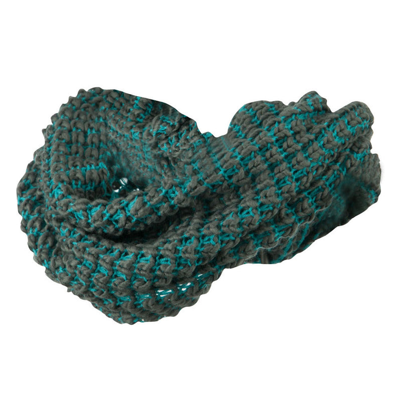 Two Tone Thick Ribbed Neck Warmer