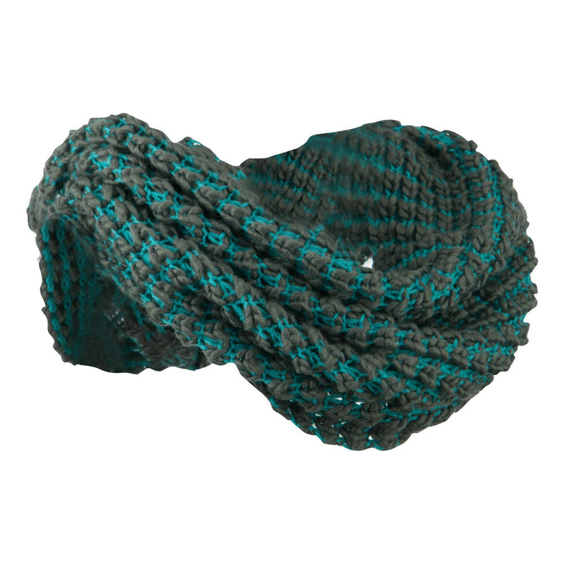 Two Tone Thick Ribbed Neck Warmer