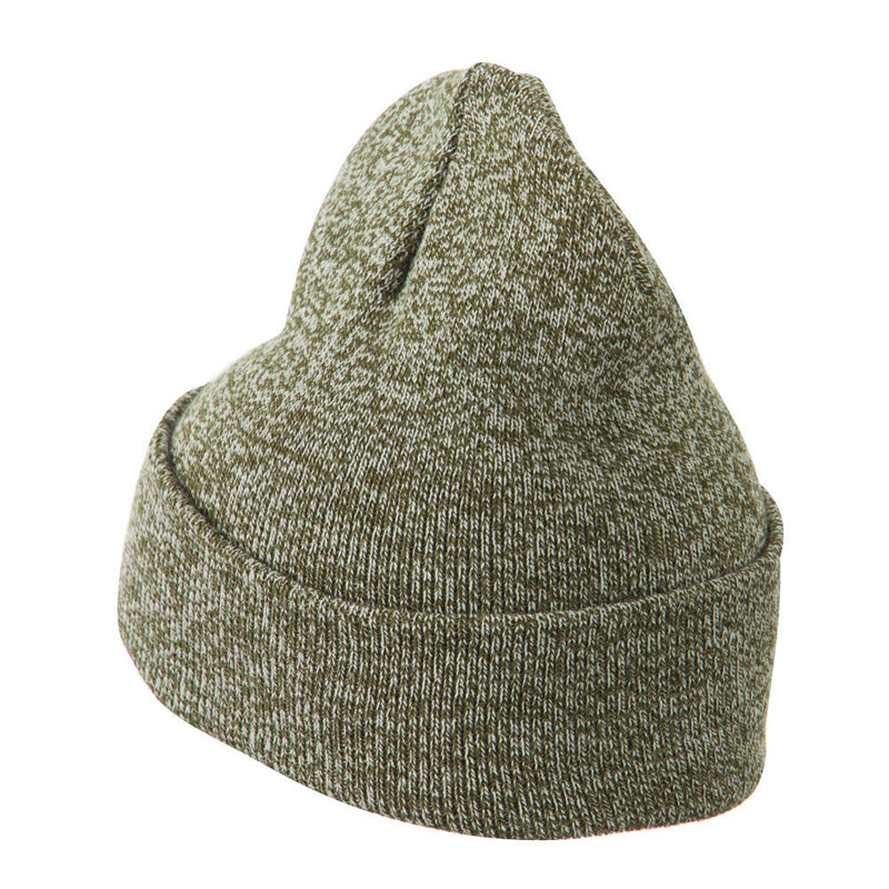 Two Tone Blend Cuff Beanie