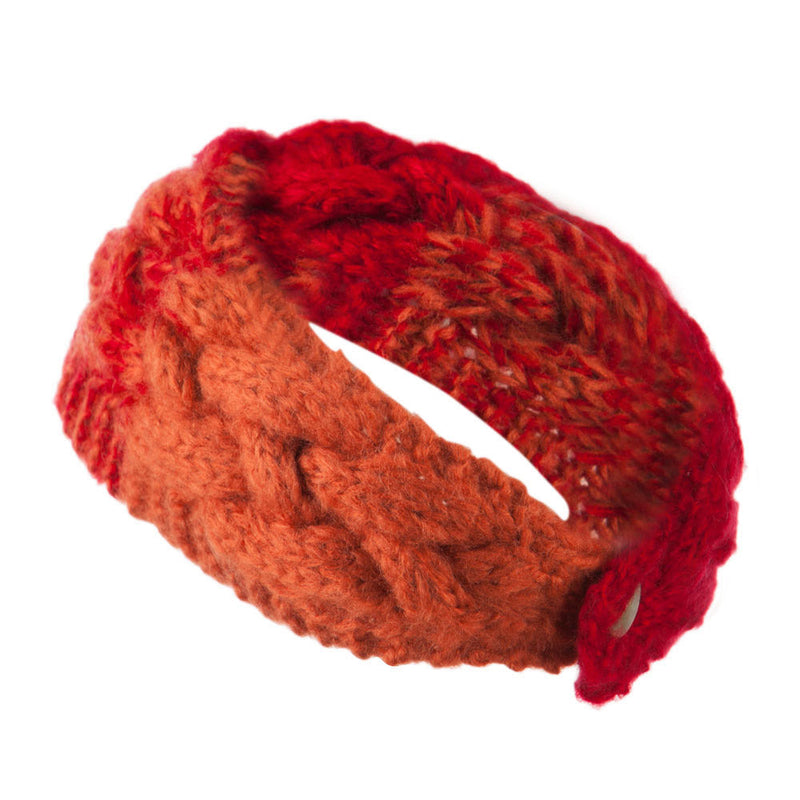 Two Tone Acrylic Knit Head Band
