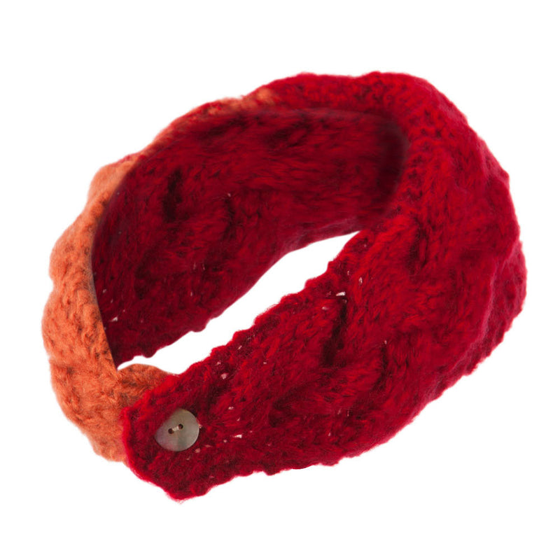 Two Tone Acrylic Knit Head Band