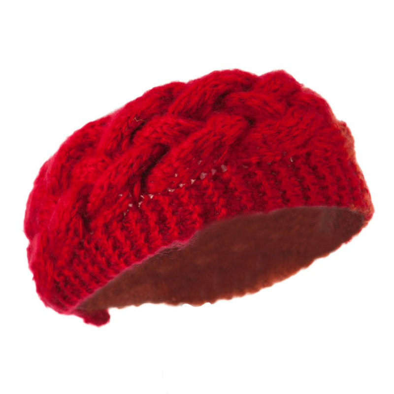 Two Tone Acrylic Knit Head Band