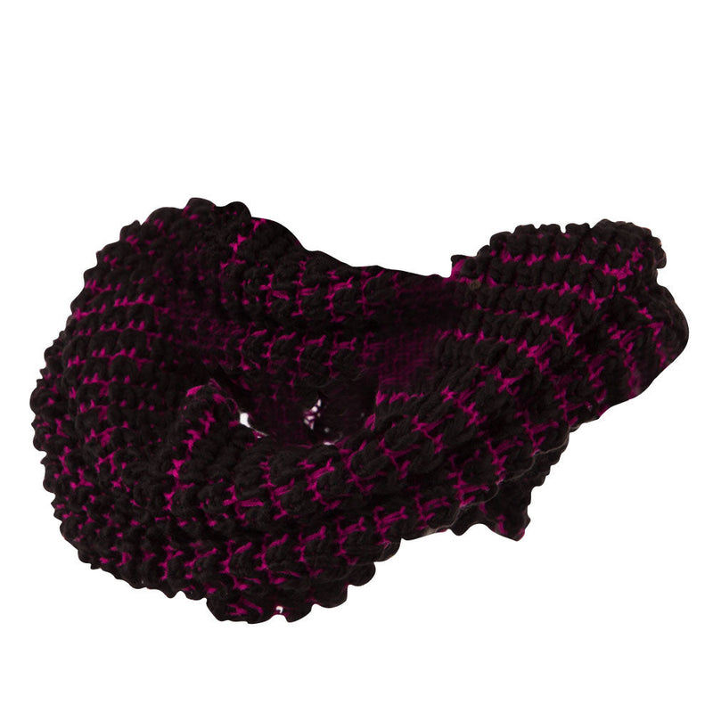 Two Tone Thick Ribbed Neck Warmer