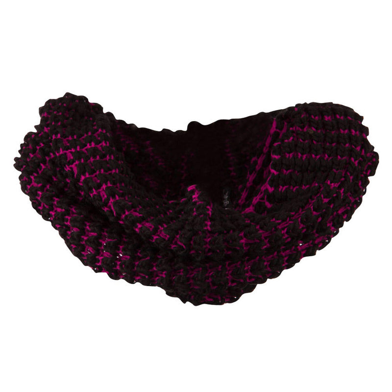 Two Tone Thick Ribbed Neck Warmer