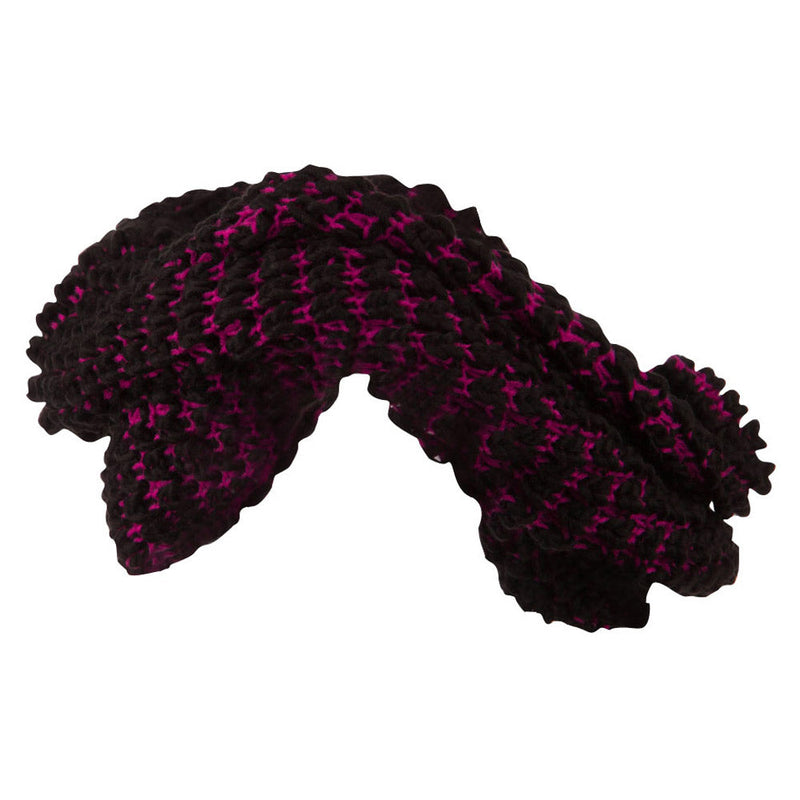 Two Tone Thick Ribbed Neck Warmer