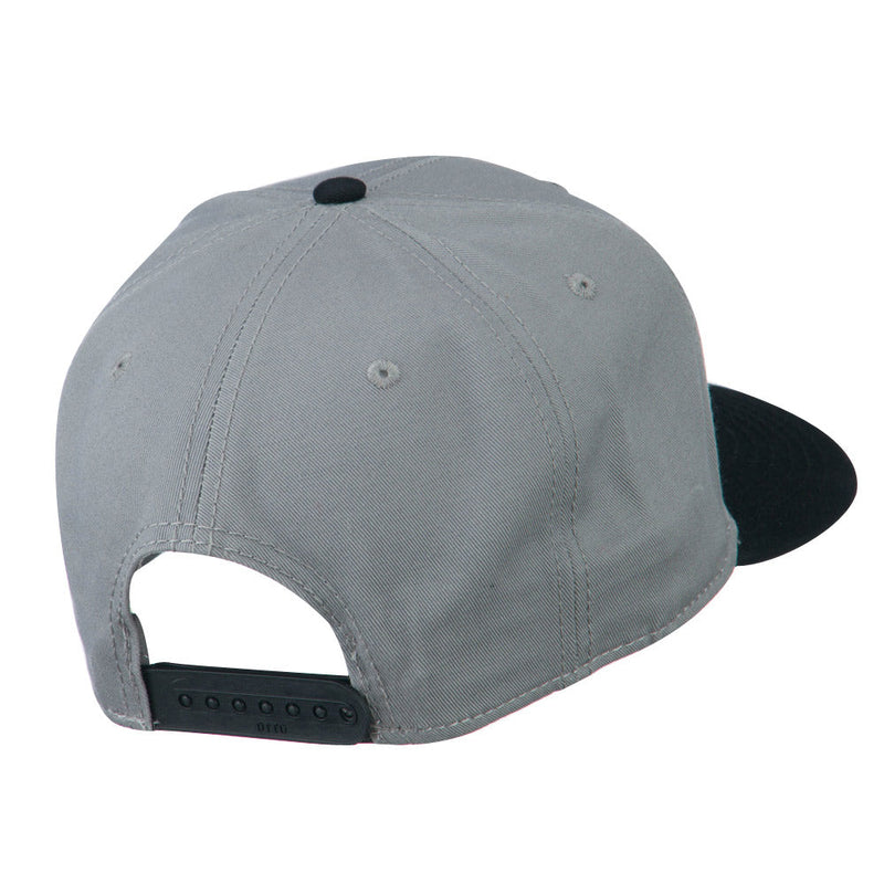 Two Tone Superior Cotton Twill Flat Bill Snapback Cap