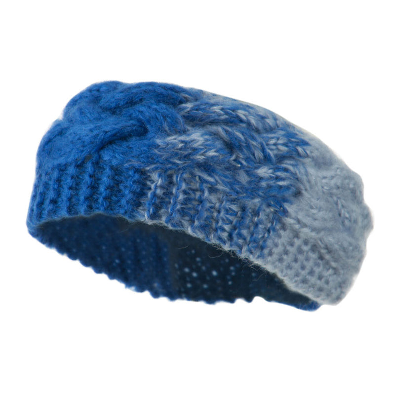 Two Tone Acrylic Knit Head Band