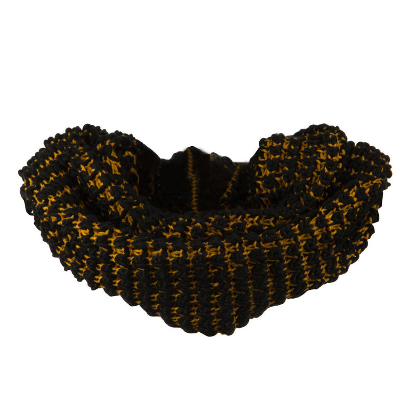 Two Tone Thick Ribbed Neck Warmer