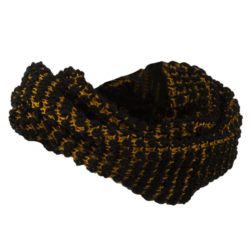 Two Tone Thick Ribbed Neck Warmer