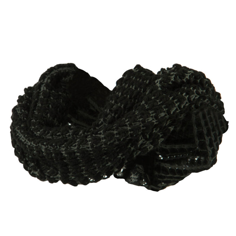 Two Tone Thick Ribbed Neck Warmer
