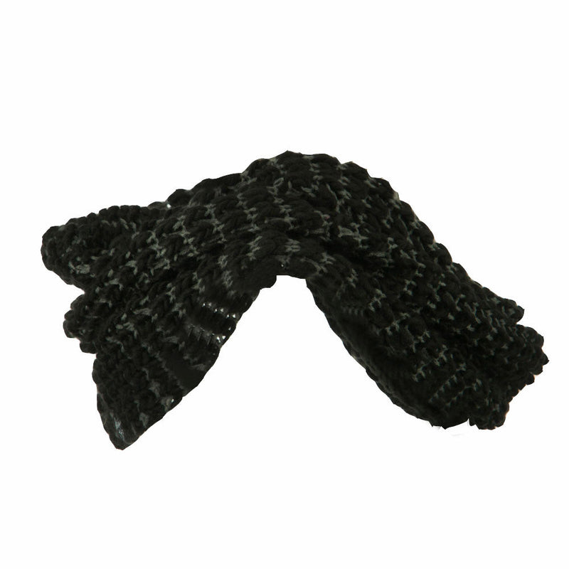 Two Tone Thick Ribbed Neck Warmer