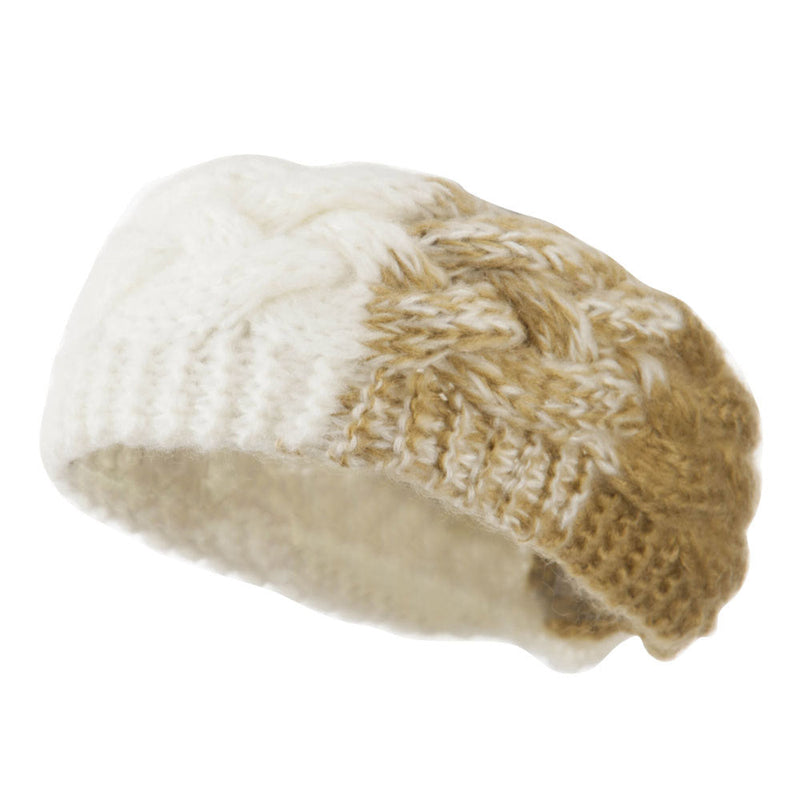Two Tone Acrylic Knit Head Band