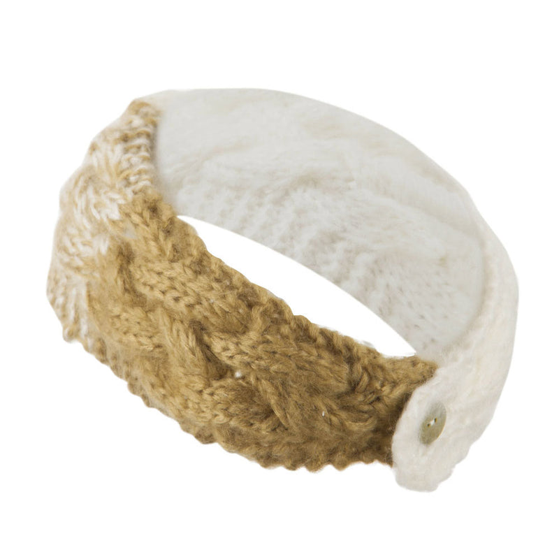 Two Tone Acrylic Knit Head Band
