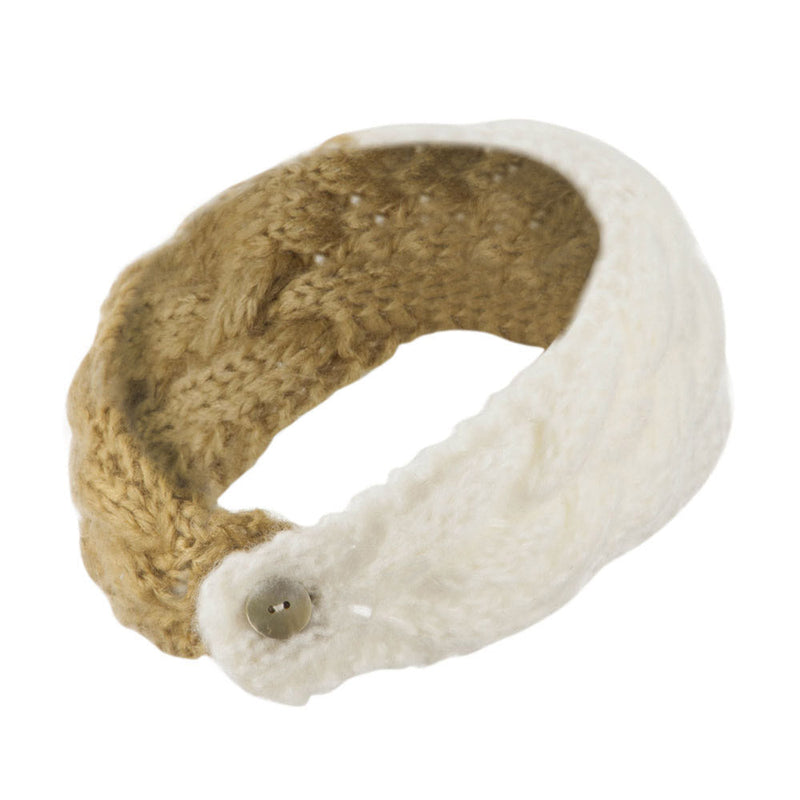 Two Tone Acrylic Knit Head Band