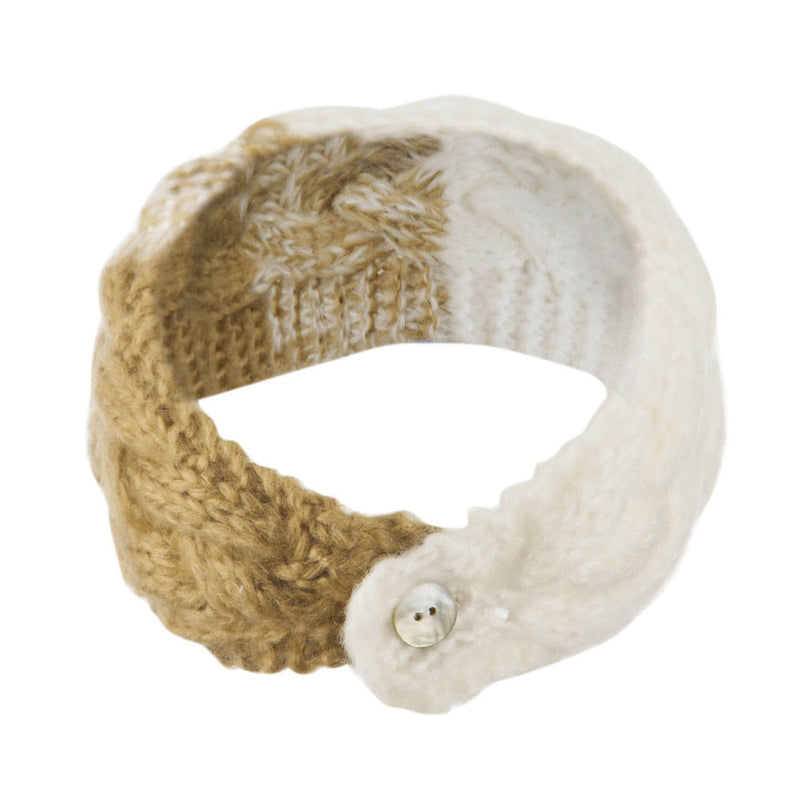 Two Tone Acrylic Knit Head Band