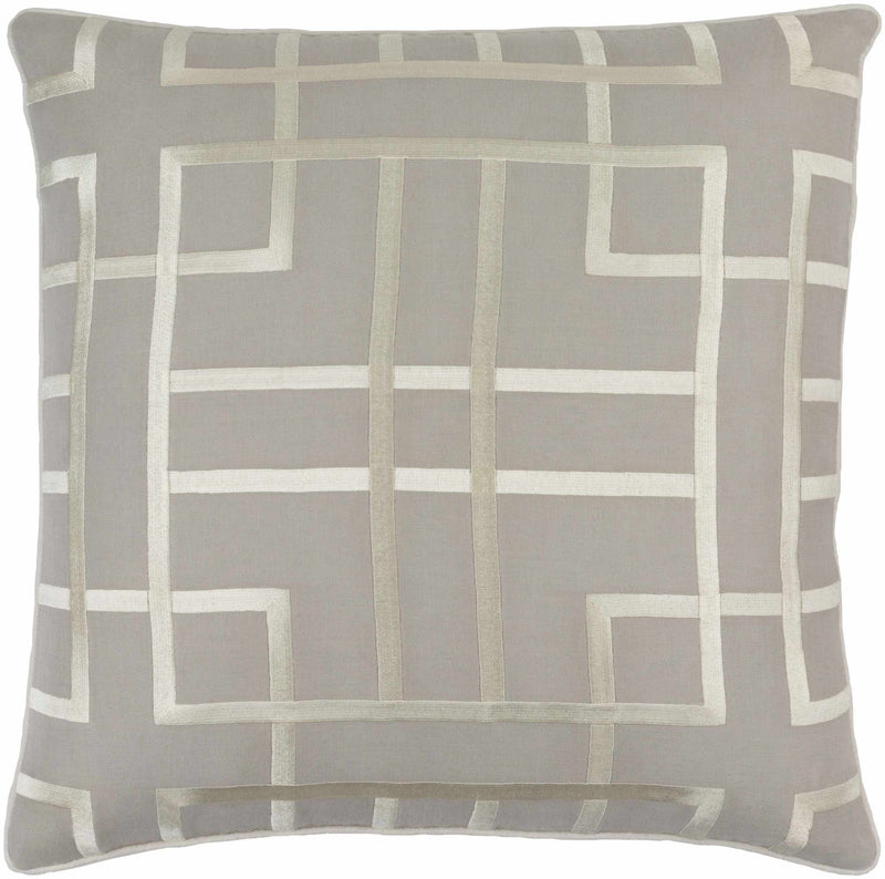 Middel Light Gray Pillow Cover