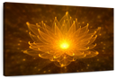 Glowing Lotus Wall Art