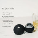 8-Piece Ice Sphere Mold and Crystal Rocks Glass Gift Set by Viski