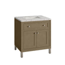 James Martin Chicago 30" Single Bathroom Vanity, Walnut Whisper