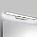 GobekUsa Tube Metal LED Bathroom Vanity Lamp - Minimalist Light Fixture in Black/Silver with Warm/White Light