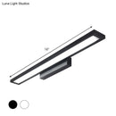 GobekUsa Tube Metal LED Bathroom Vanity Lamp - Minimalist Light Fixture in Black/Silver with Warm/White Light