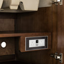 James Martin Amberly 30" Dual Mount Single Bathroom Vanity, Mid-Century Walnut