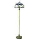 Tulip Stained Glass Tiffany-Style Lamp - Floor Lamp