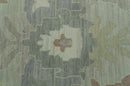 Tulu Distressed Modern Ikat Design Hand Knotted Custom Made wool rug