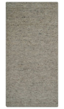 Tulu Modern Solid Beige Hand Knotted Wool Area Rug