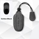 Alcantara Key Fob Case for Tesla | 3 Colors | Suede Texture | Key Belt | Premium Stitching