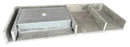 Gray Marble Wall Mounted Rectangular Bathroom Sink 20 In X 48