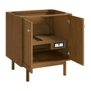 James Martin Laurent 30" Dual Mount Single Bathroom Vanity, Honey Oak