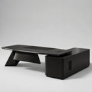 Turing · White L-Shaped Executive Desk by Arc Grove