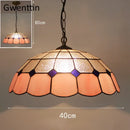 GobekUsa Diamond Square Stained Glass Pendant Light for Home Decor and Lighting