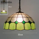 GobekUsa Diamond Square Stained Glass Pendant Light for Home Decor and Lighting