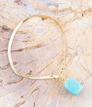 Turquoise Baron Snake Chain Bracelet