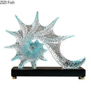 GobekUsa Bubble Conch Sculpture | Resin Desk Decoration | Home Room Aesthetic Decor