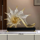 GobekUsa Bubble Conch Sculpture | Resin Desk Decoration | Home Room Aesthetic Decor